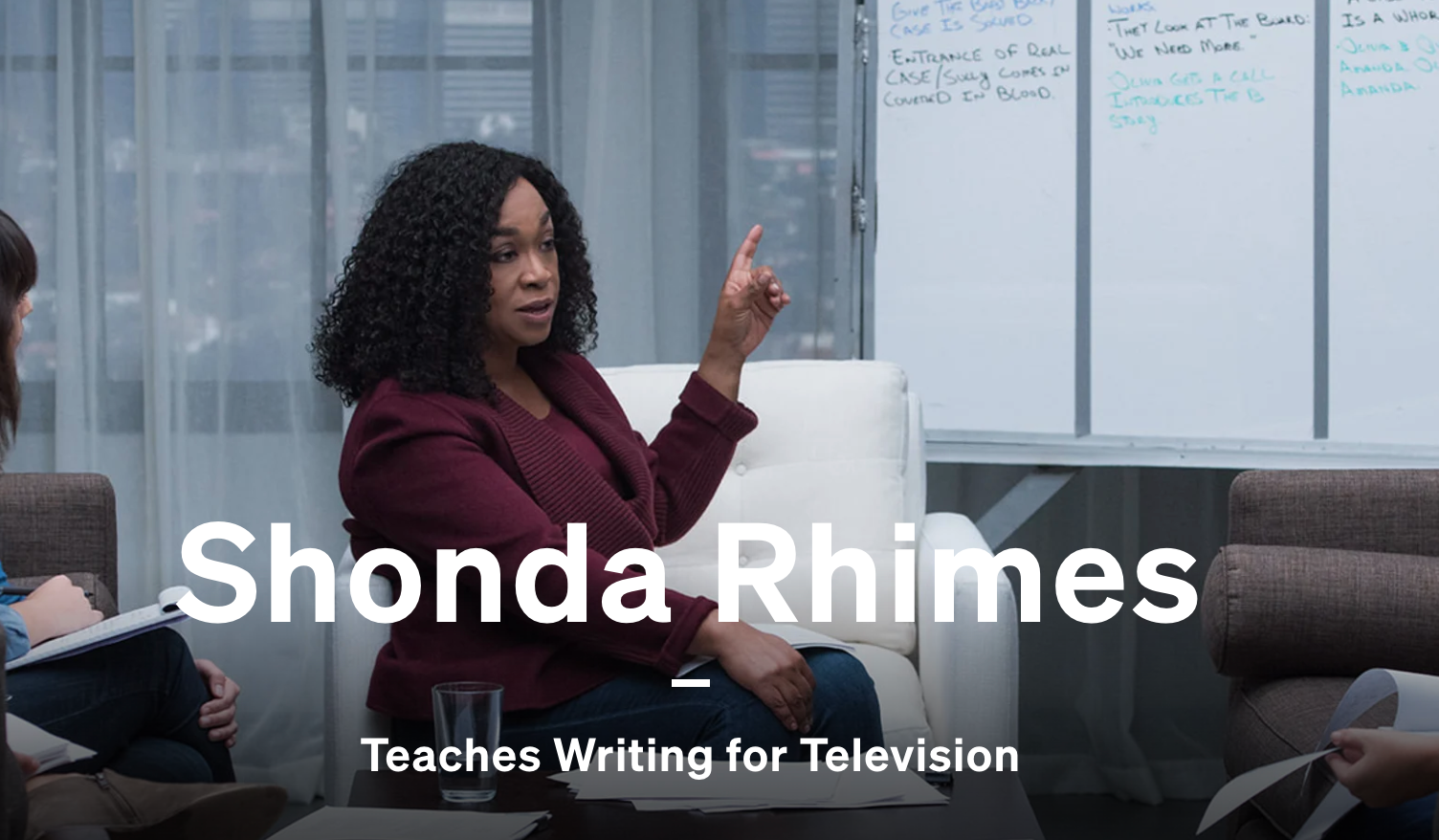 Shonda Rhimes enseña a escribir para televisión