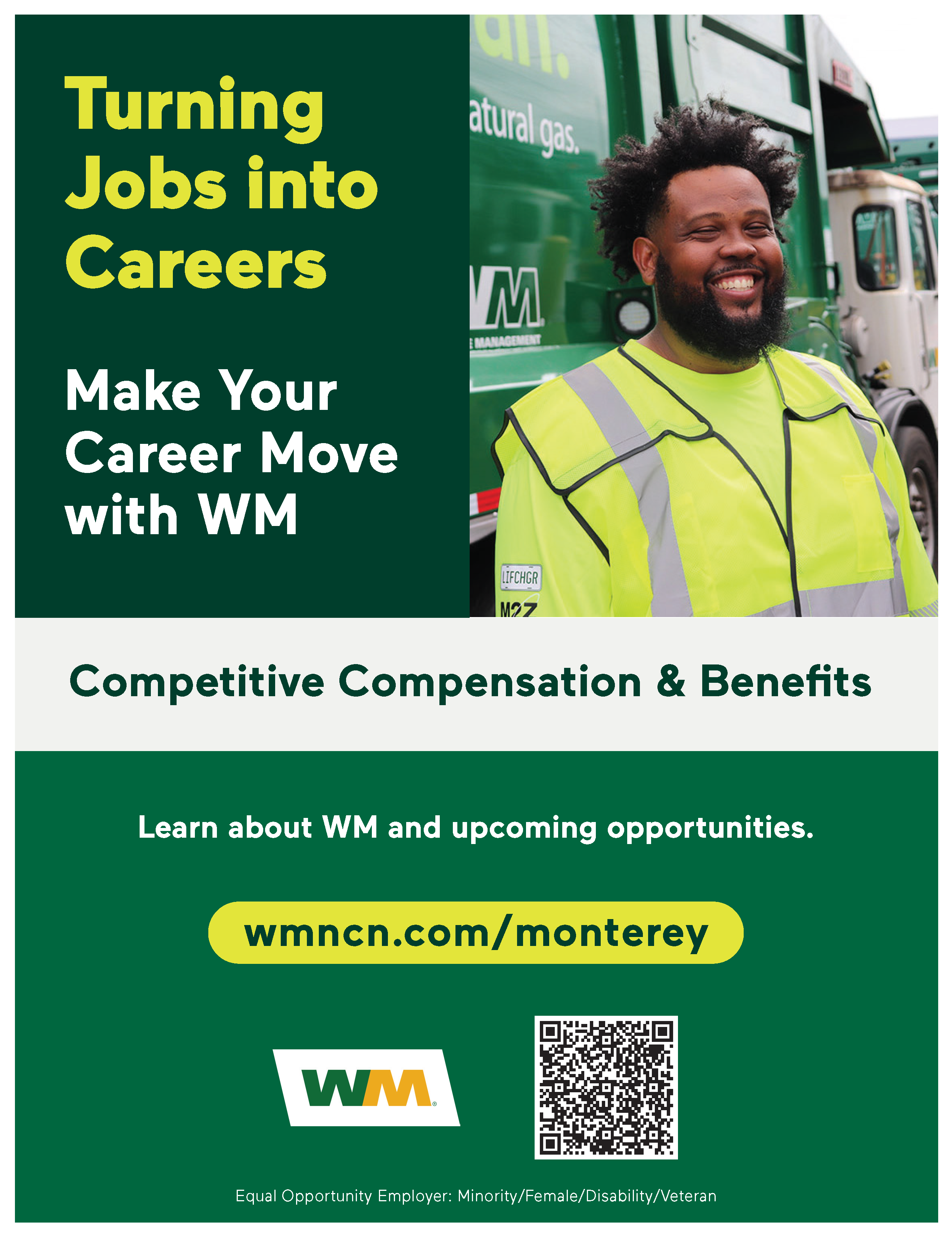 Make Your Career Move With WM in Monterey County